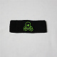 Повязка HK Army skull sweatband black/neon